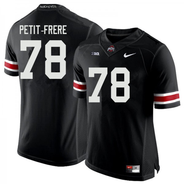 Ohio State Buckeyes #78 Nicholas Petit-Frere Men Stitched Jersey Black